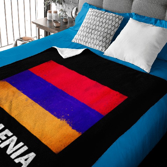 Armenia Flag Armenian Baby Blankets