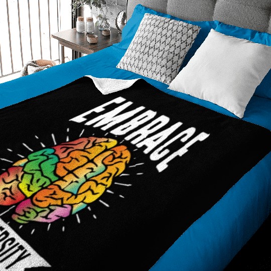 Embrace neurodiversity Baby Blankets