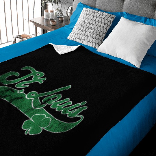St Louis Shamrock St Patrick'S Day Saint Paddy'S Baby Blankets