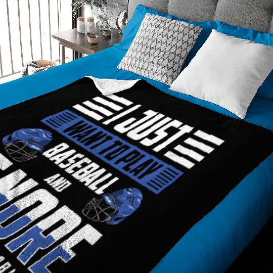 Baseball Pitcher America Baseballer Baby Blankets