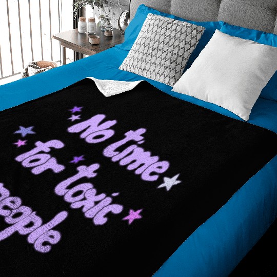 No Time For Toxic Baby Blankets