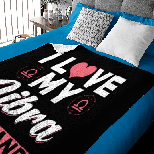 I love my Libra Husband Baby Blankets