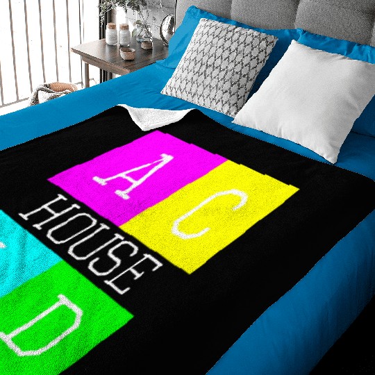 Acid house logo Baby Blankets