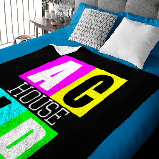 Acid house music Baby Blankets