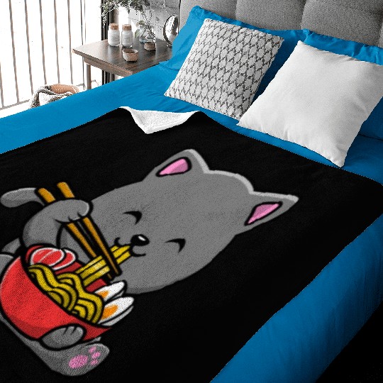 I m so ramen -tic Baby Blankets