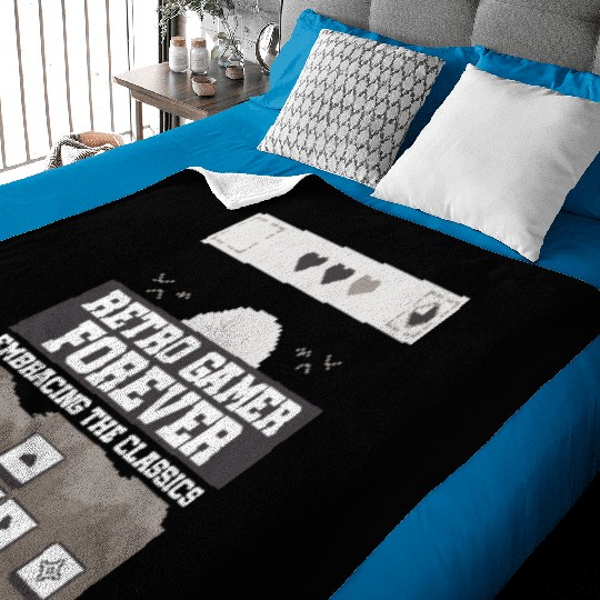 Retro Gamer Forever Embracing the Classic Baby Blankets