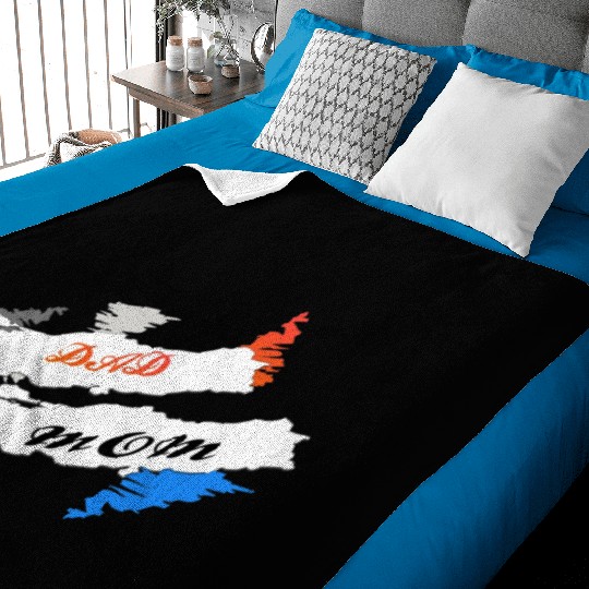 MOM DAD Baby Blankets