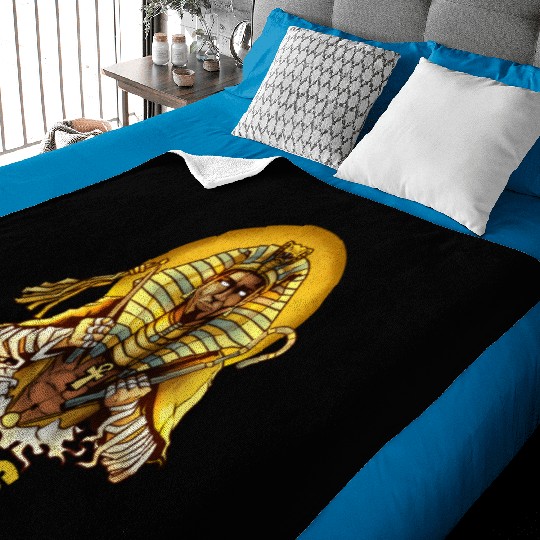 1906 Sphinx Alpha Ace Fraternity Pharoah Baby Blankets