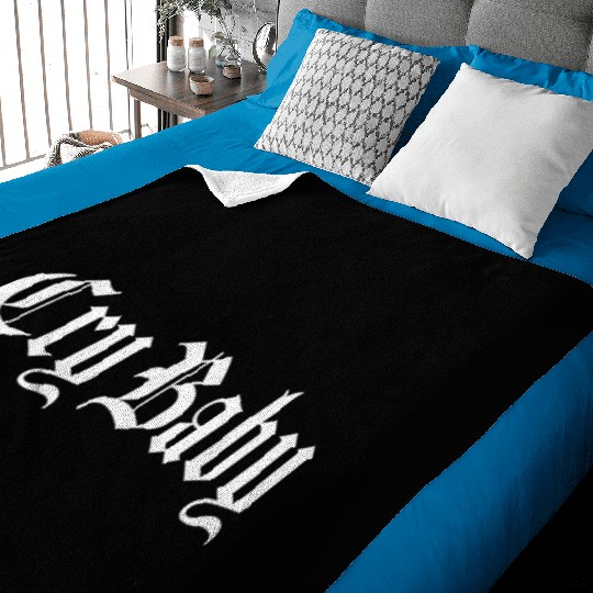 Cry Baby Old English Baby Blankets