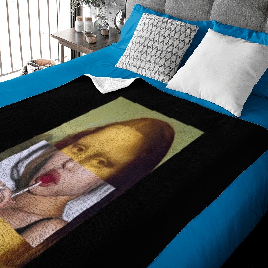 Mona Lisa Lollipop Mona Lisa Baby Blankets