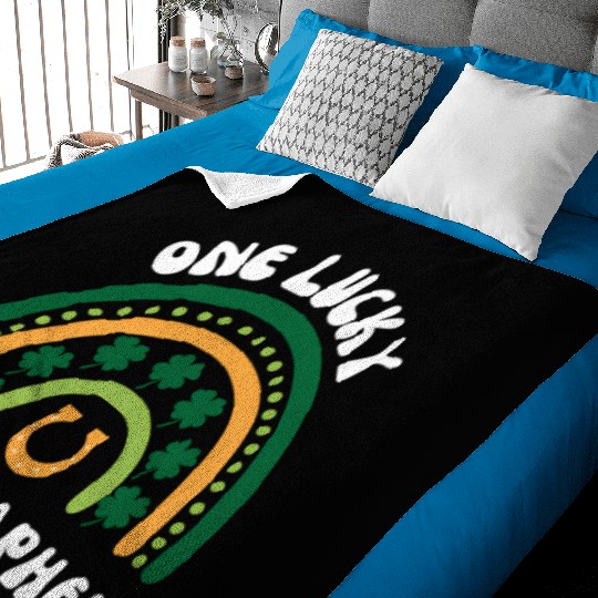 Sonographer Ultrasound Techian St Patrick'S Day Baby Blankets