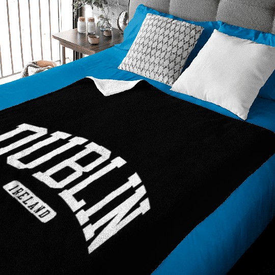 Dublin Ireland Style Baby Blankets