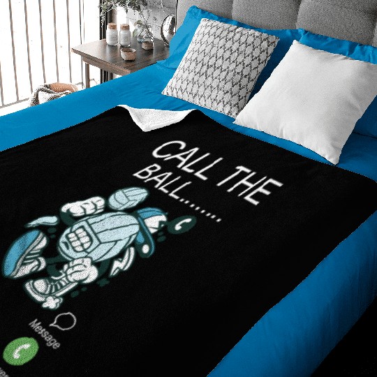 Volleyball Player Team Phone Display Call The Ball Baby Blankets