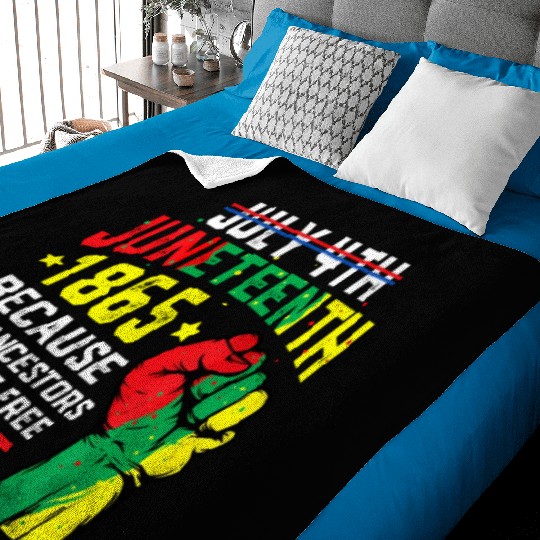 July 4Th Juneteenth 1865 African Melanin Black Pro Baby Blankets