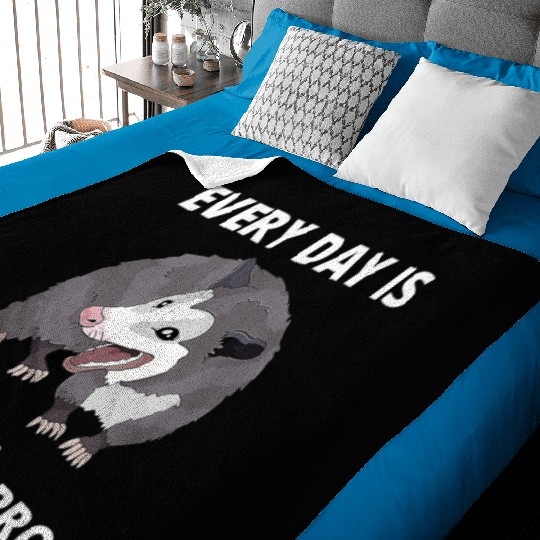 Every Day Is A New Horror Possum Memes Baby Blankets
