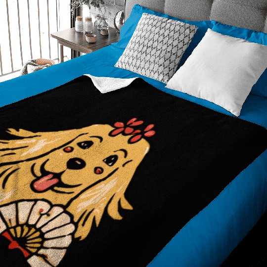 Golden Retriever Geisha Dog Lover Terrier Baby Blankets