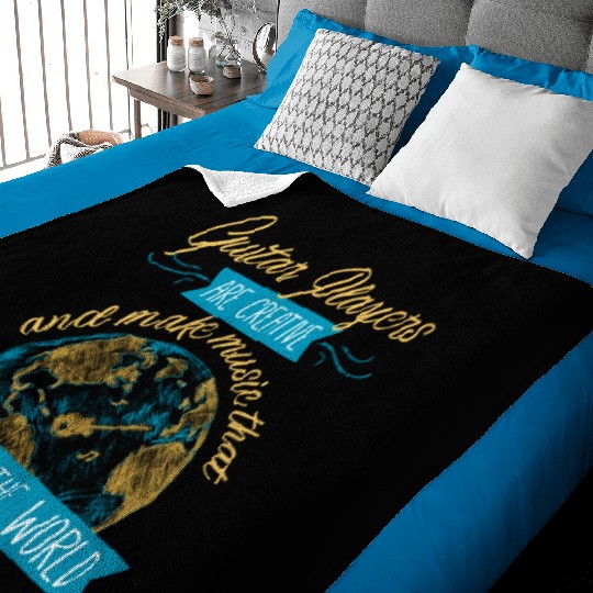 Guitar Players Are Creative And Make Music That Baby Blankets