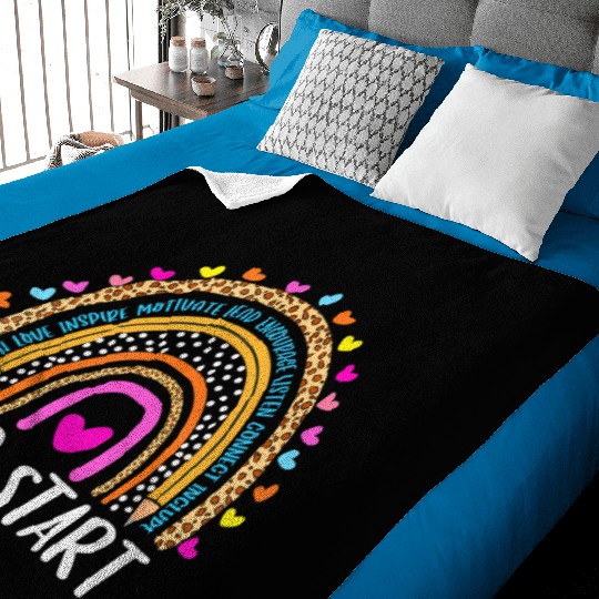 Back to School Head Start Squad Homeschool Baby Blankets