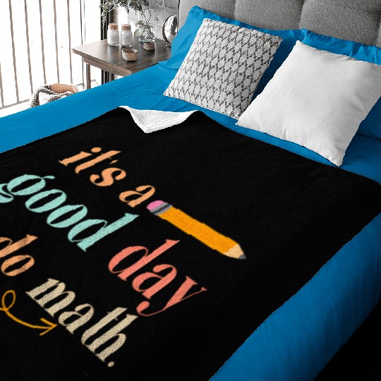It'S A Day To Do Math Formula Geek Equation Study Baby Blankets