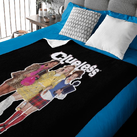 Clueless Bedazzled Logo Baby Blankets