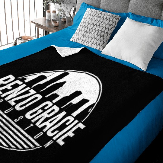 Renzo Gracie Jiu Jitsu Houston Baby Blankets