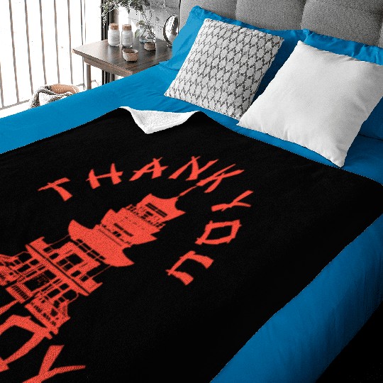 Chinese Take Out Thank You Enjoy Food Asian Baby Blankets