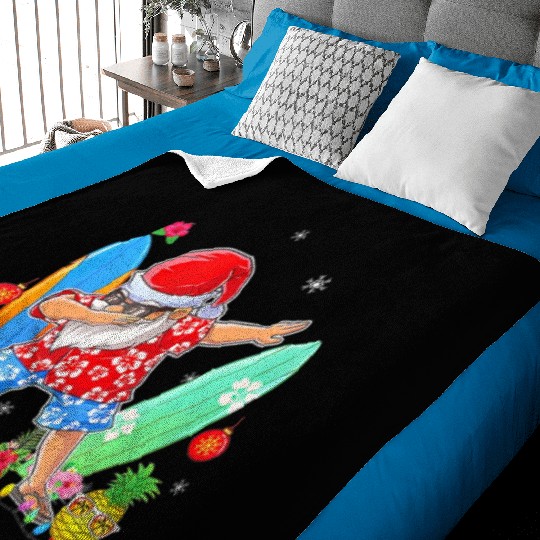 CHRISTMAS IN JULY Summer Xmas Decoration Baby Blankets