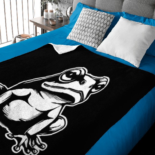 Frog Amphibian Toad Baby Blankets