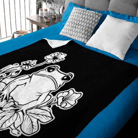 Frog Amphibian Toad Baby Blankets