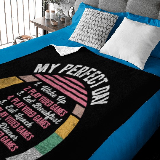 The Perfect Gaming Day Suprise For Gamer Baby Blankets