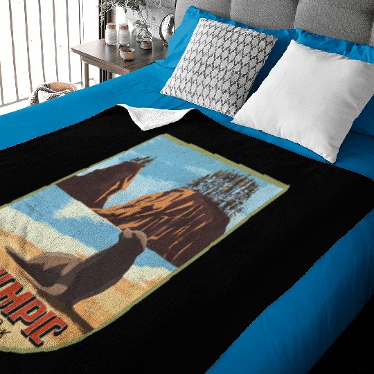 olympic national park Baby Blankets