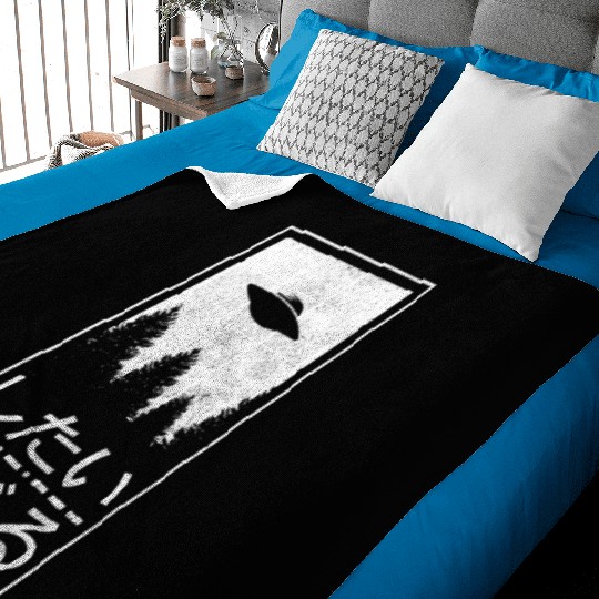 I Want To Believe Japanese Ufo Alien Her Baby Blankets