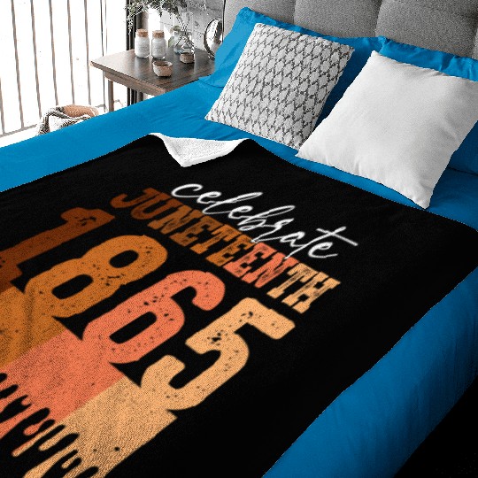 Celebrate Juneteenth 1865 Black Wo African America Baby Blankets