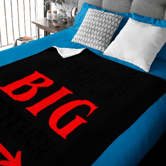 Promoted to big brother boy Baby Blankets