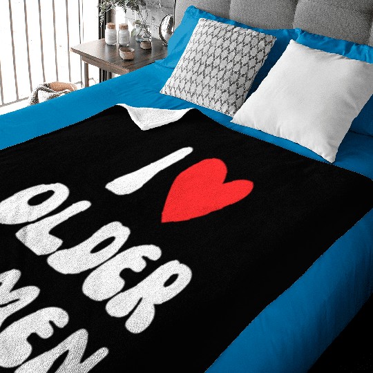 i like older women Baby Blankets