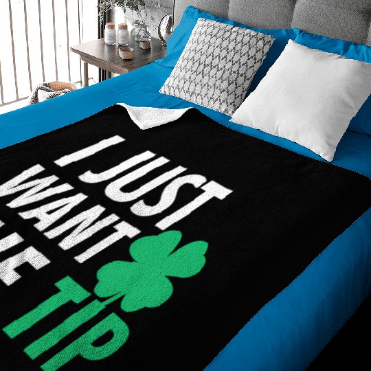 Bartender St Patric Day Just The Tip For Baby Blankets