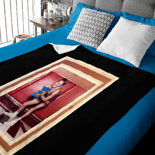 Dave 69 Loves Chips And Wrestling Baby Blankets