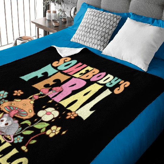 Somebody's Feral Fratello Italian Brother Opossum Baby Blankets