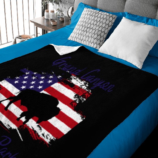 grand canyon national park buffalo Baby Blankets gifts