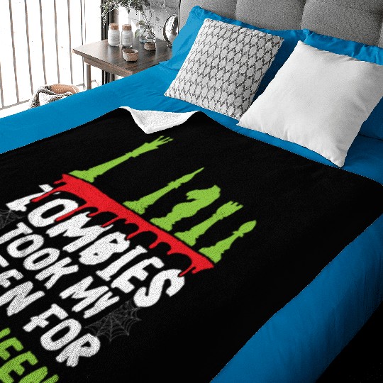 Chess Halloween Trick Or Treat Chess Board Game Baby Blankets