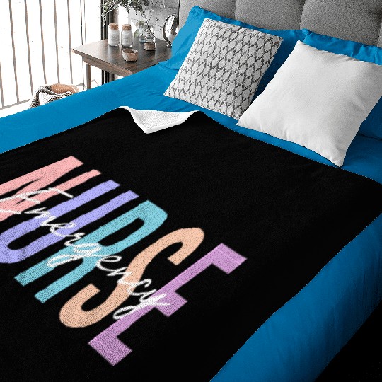 Er Nurse Emergency Room Nurse Registered Nurse Baby Blankets