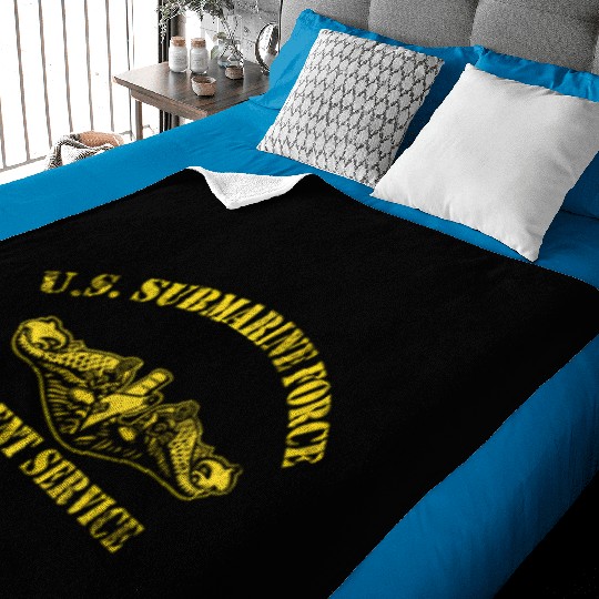 Us Submarine Force Silent Service Veteran Submarin Baby Blankets
