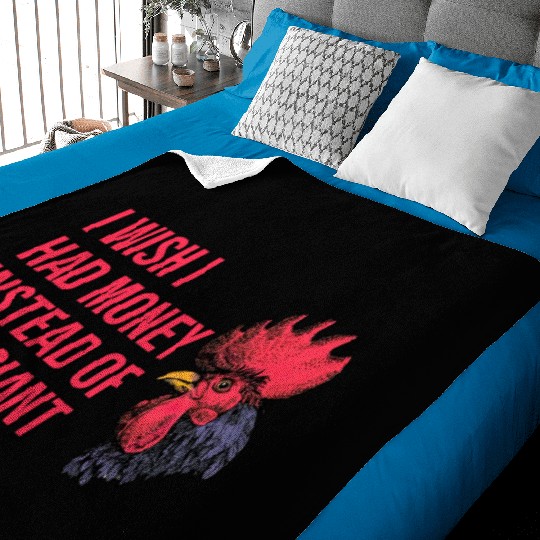 I Wish I Had Money Instead of This Giant Cock Baby Blankets