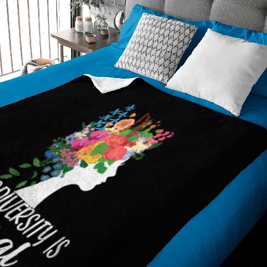 Neurodiversity Is Natural Autism Baby Blankets