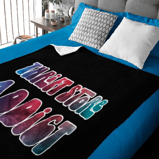 Thrift Store addict watercolor Baby Blankets