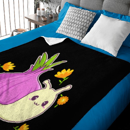 Aesthetic Kawaii Onion Baby Blankets
