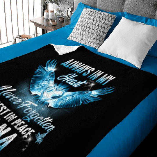 Rest In Peace My Nana Always In My He Rip My Nana Baby Blankets