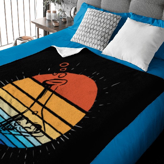 Science Chemist Chemistry Sunset Laboratory Flask Baby Blankets