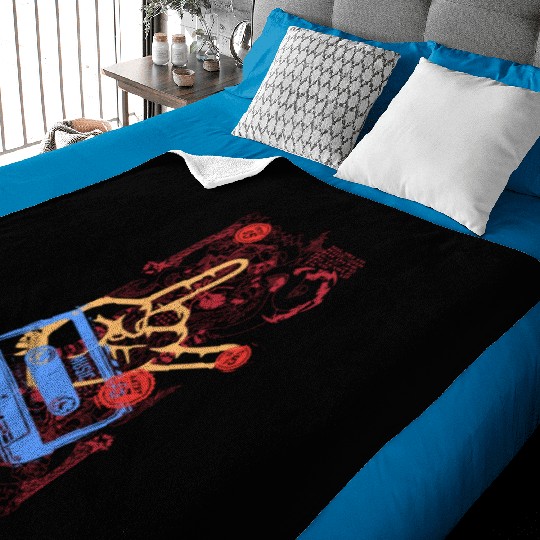 devil horns hand Baby Blankets