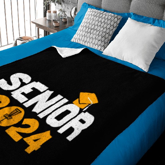 Class Of 2024 Di Golf Graduation 2024 Grad Baby Blankets